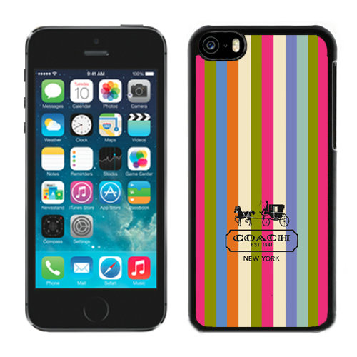 Coach Stripe Multicolor iPhone 5C Cases DRD | Women